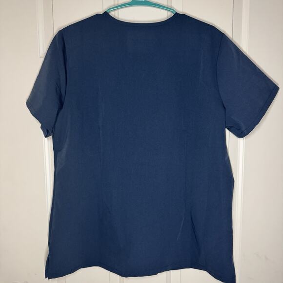 Figs Women's Casma 3 Pocket Scrub Top Short Sleeve V-Neck Size Large PO#5292 - Picture 4 of 6